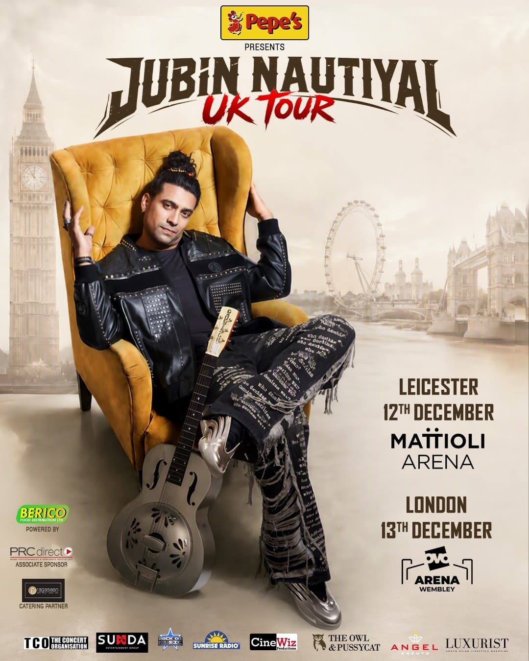 Jubin Nautiyal — UK Tour 2026
